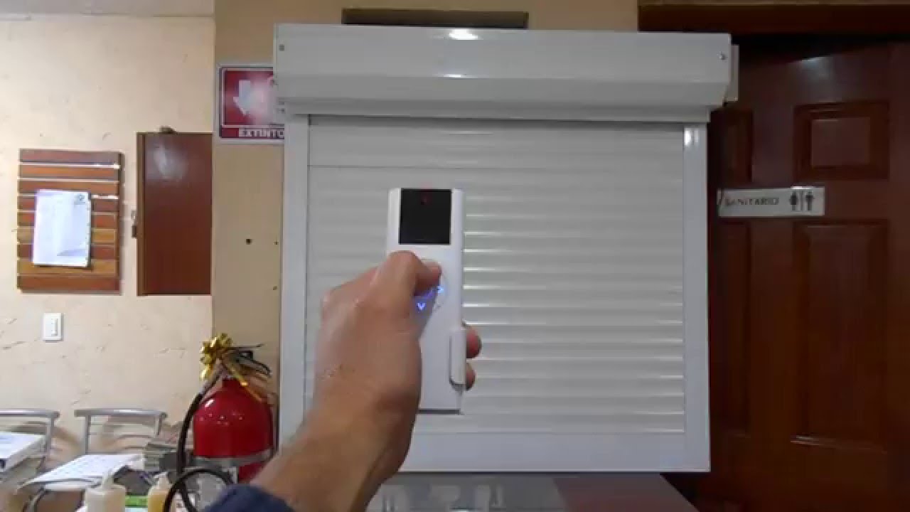 Control Remoto y Chapa Eléctrica para Cortinas Metalicas – Hongshen